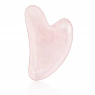 Kamień Gua Sha Pink z jadeitu - masażer do twarzy